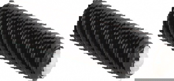 25.8mm OAL, Steel, Headless Rolling Ball End Clamping Screw